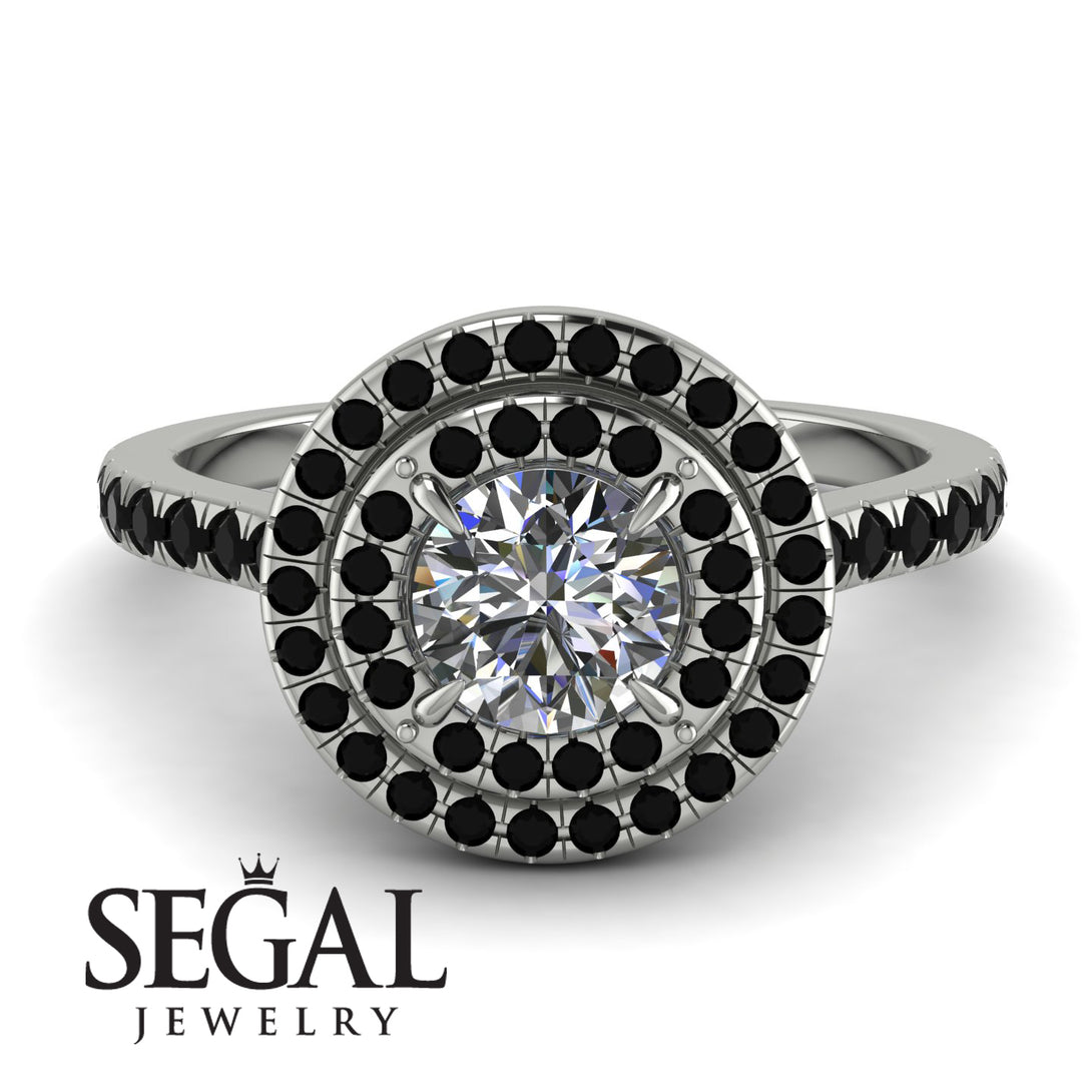 Double Halo Diamond Ring - Zoey No. 36